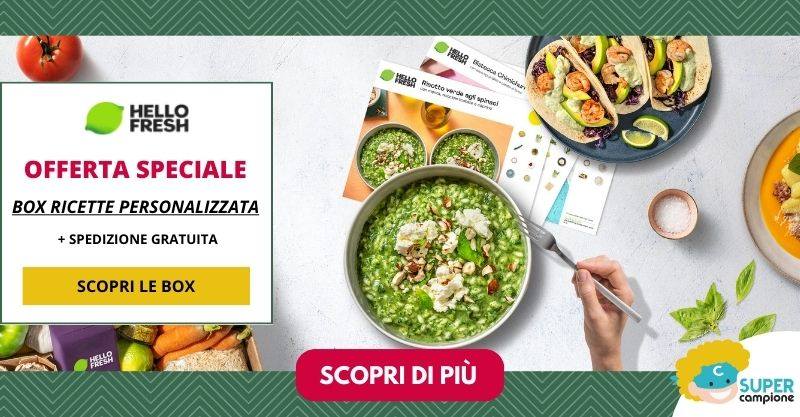 HelloFresh: ricevi una box ricette ad un prezzo speciale