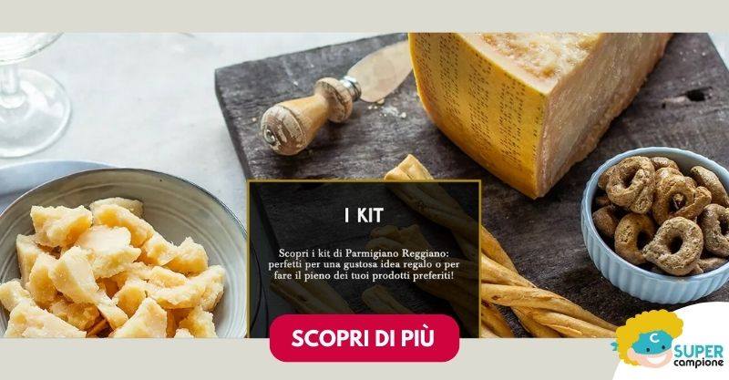 Scopri i kit di Parmigiano Reggiano ad un prezzo speciale