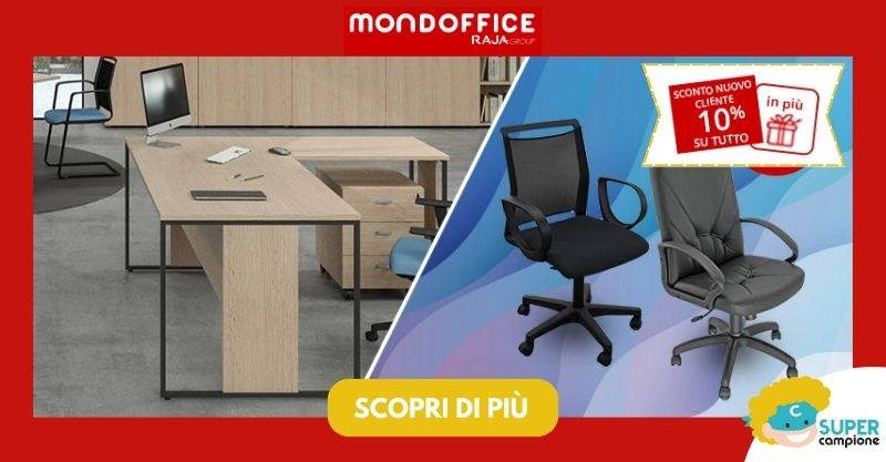 Mondoffice: ricevi un omaggio e 10% di sconto su tutto il catalogo