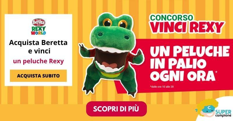 Concorso Beretta: vinci gratis 1.000 peluche Rexy