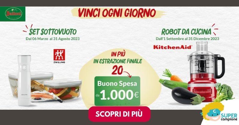 Buitoni: vinci set sottovuoto, Kitchen Aid e 20 buoni spesa Buitoni: vinci set sottovuoto, Kitchen Aid e 20 buoni spesa