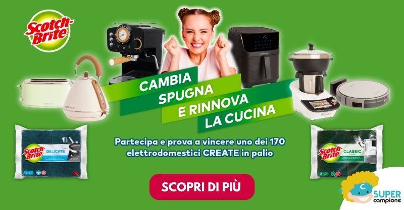 Concorso Scotch-Brite: vinci 170 elettrodomestici