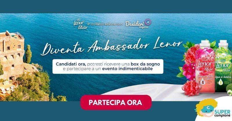 Diventa Ambassador Lenor e ricevi gratis campioni omaggio