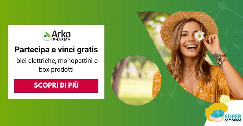 Arkopharma: vinci gratis bici elettriche, monopattini e tanto altro