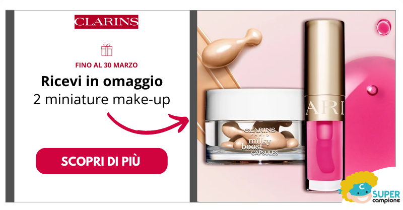 Clarins: ricevi in regalo 2 miniature make-up