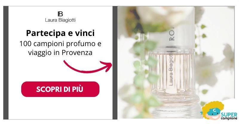 Laura Biagiotti: Vinci gratis 100 campioni profumo 