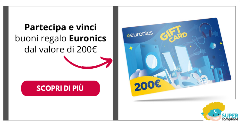 Vinci buoni regalo da Euronics dal valore di 200€