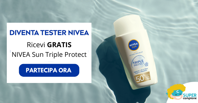 Diventa tester crema NIVEA Triple Protect Diventa tester crema NIVEA Triple Protect