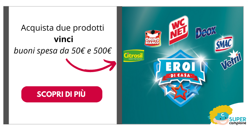 Concorso “Un pulito da vivere”: vinci gift card da 50€ e 500€ Concorso “Un pulito da vivere”: vinci gift card da 50€ e 500€