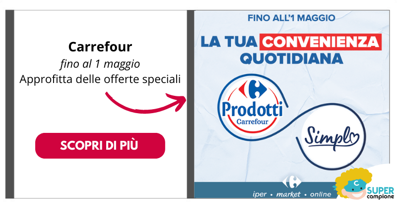 Approfitta delle offerte speciali da Carrefour