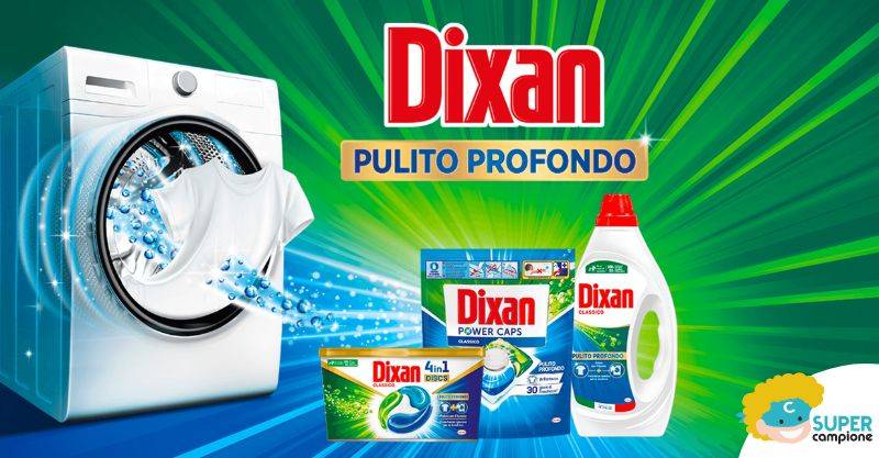 Ricevi un buono sconto da 2€ per prodotti Dixan