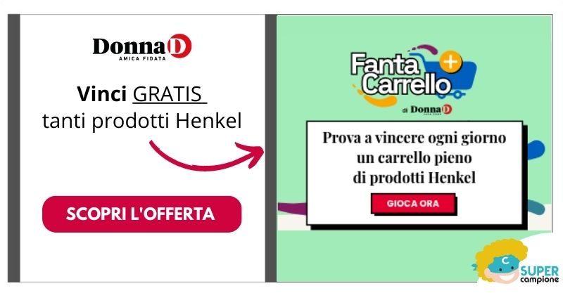 Vinci gratis ogni giorno prodotti Henkel
