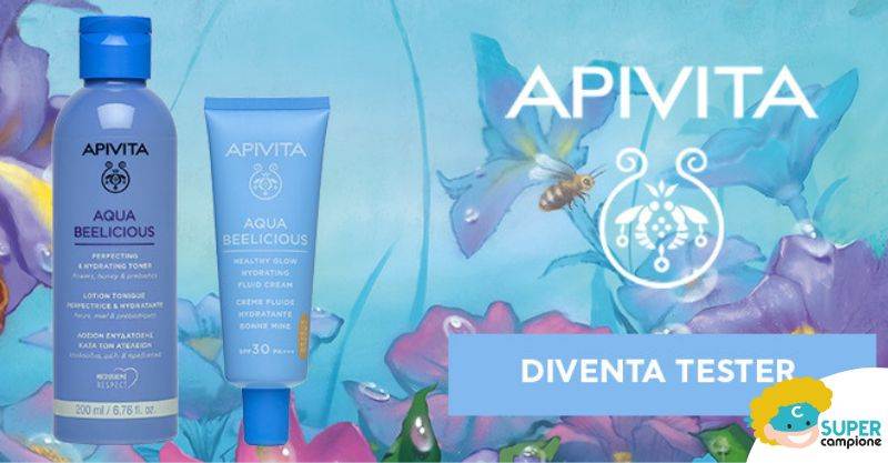 Diventa tester Apivita e ricevi gratis crema idratante e tonico