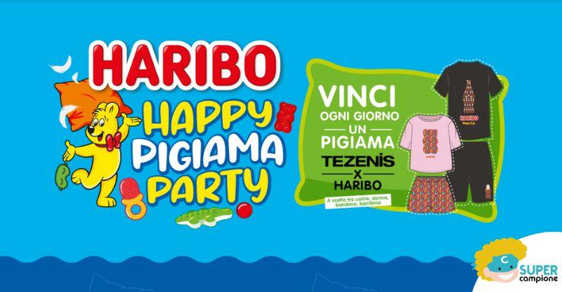 Concorso Haribo: vinci ogni giorno pigiami Tezenis