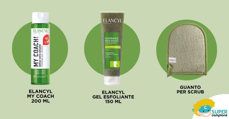 Diventa tester Elancyl anticellulite, esfoliante e guanto scrub Diventa tester Elancyl anticellulite, esfoliante e guanto scrub