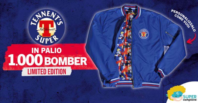 Tennent's: vinci 1.000 giacche personalizzate Tennent's: vinci 1.000 giacche personalizzate