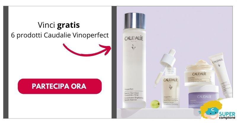 Vinci gratis 6 prodotti Caudalie Vinoperfect Vinci gratis 6 prodotti Caudalie Vinoperfect