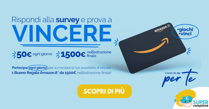 Vinci ogni giorno buoni Amazon da 50€