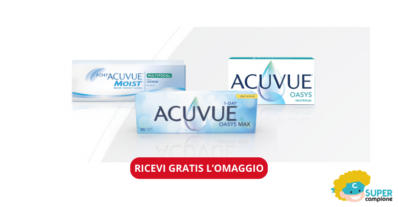 Prova gratis le lenti a contattato Acuvue