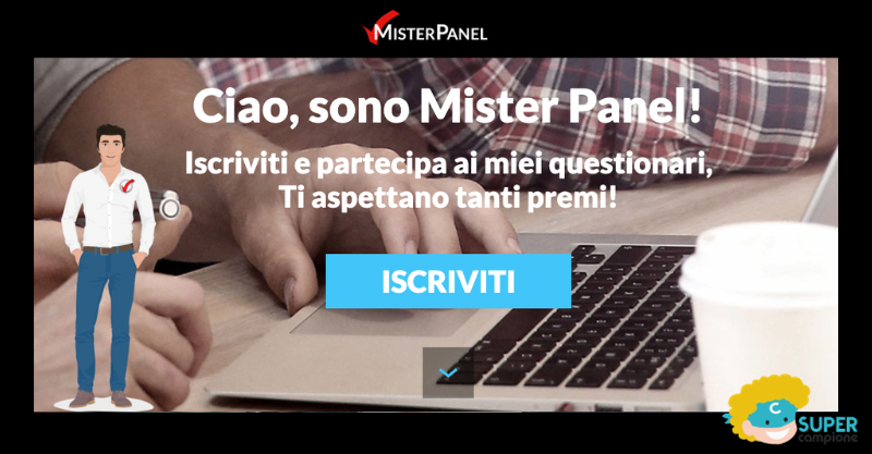 Mister Panel: iscriviti, partecipa e ricevi premi