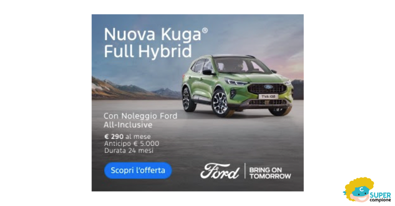 Ford: nuova Kuga in offera