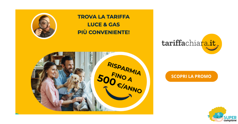 Risparmia 500€ l'anno su luce e gas